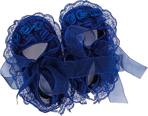 Vista 5 de Niyage Conjunto de mameluco de vestido con flores para bebé, traje de fiesta con tutú para bebé