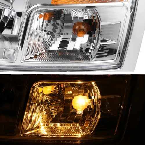 Vista 5 de AKKON - Compatible con Dodge Dakota 2008 2009 2010 2011 08-11 Faros delanteros tipo halógeno estilo OE cromados para conductor - Juego