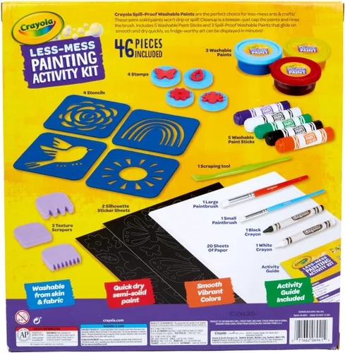 Vista 7 de Crayola Kit de actividad de pintura con menos desorden