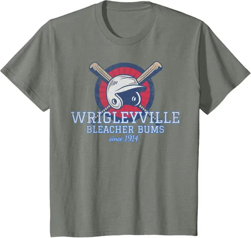 Vista 60 de Wrigleyville Bleacher Bums - Camiseta de béisbol divertida
