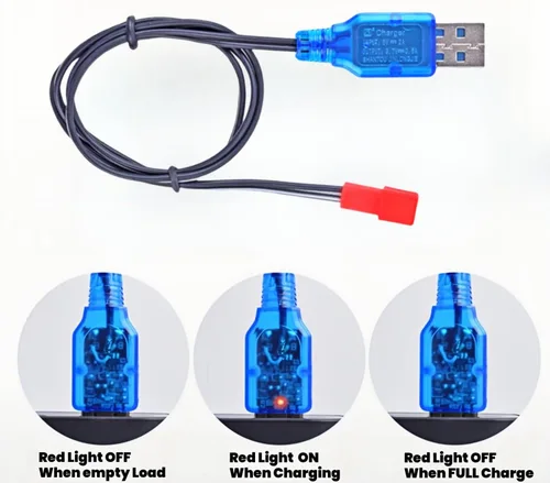 Vista 6 de 2 unids 3.7 V 800 mAh 25C 902540 Lipo batería recargable JST Plug con cargador USB para X56W X400 X400W X300C X400C X800 HS110 HS200 S670 V950hd
