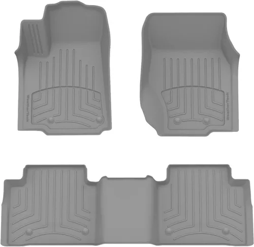 Vista 10 de Weathertech FloorLiner HP Alfombrillas de suelo personalizadas para Jeep Grand Cherokee 4xe - 1ª y 2ª fila (4416961-4417822IM), negro