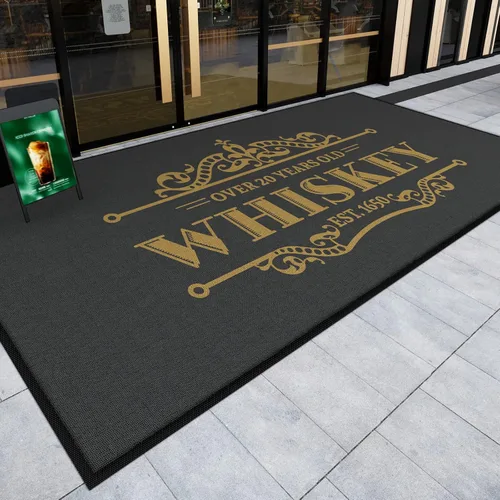 Vista 17 de ALLEVI Tapetes personalizados para puerta delantera, alfombras comerciales personalizadas para área de negocios, iglesia, museo, hogares