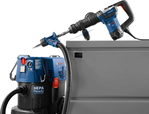 Vista 8 de BOSCH DH507 Martillo de demolición SDS-Max de velocidad variable de 12 libras, 10 amperios, azul