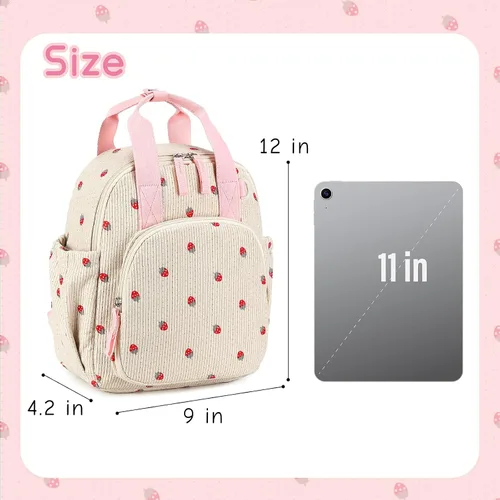 Vista 8 de Bluboon Mochila infantil para niñas y niños de 2 a 4 años, lindas mochilas de 12 pulgadas para preescolar, mochilas para guardería, escuela, viajes