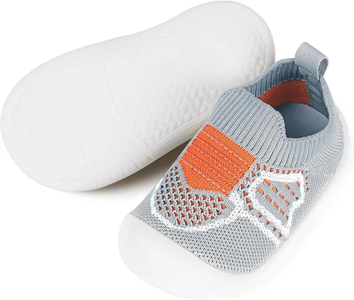 Vista 23 de Zapatos de bebé Pantuflas para niños pequeños, calcetines para niños y niñas, suela antideslizante
