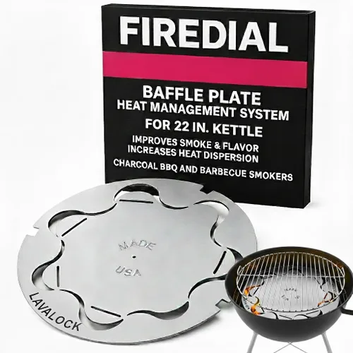 Vista 13 de FireDial - Sistema de gestión de calor para barbacoa de carbón y ahumadores de barbacoa, UDS, WSM, hervidor de agua (para WSM de 14 pulgadas)