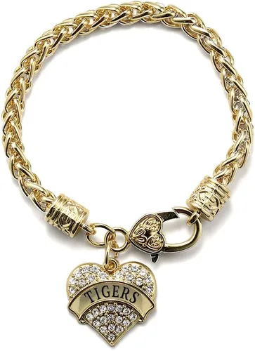 Vista 211 de Inspired Silver - Pulsera de plata con dije de corazón pavé con circonitas cúbicas
