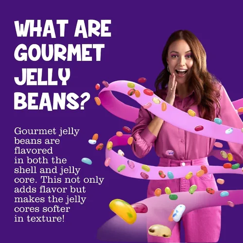 Vista 8 de The Jelly Bean Planet Gourmet Jelly Beans - Tarro de 42.5 onzas, sin gluten