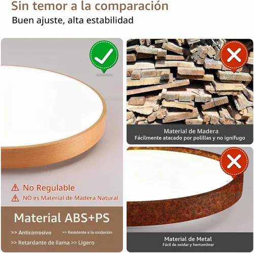 Vista 6 de Lámpara de techo inteligente de montaje empotrado con control remoto, compatible con Alexa/Google Home, regulable RGB cambio de color (2700K-6000K)