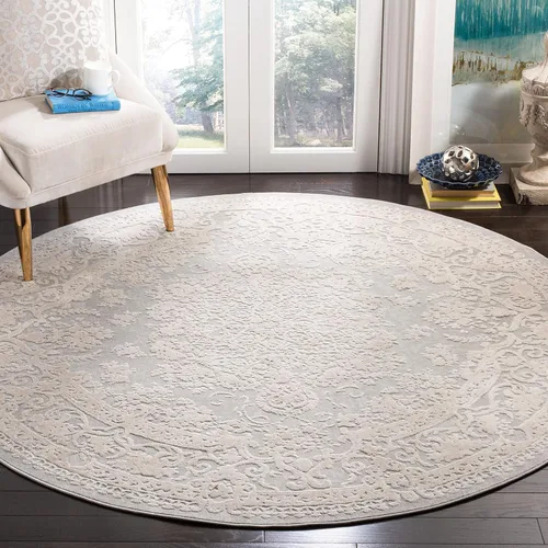 Vista 81 de SAFAVIEH - Alfombra decorativa de la colección Reflection - 2'3" x 3', color beige y crema, no desprende pelusa y fácil de limpiar, ideal