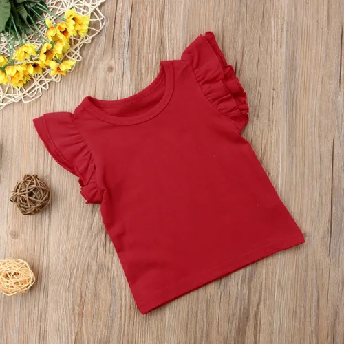 Vista 13 de Mubineo - Camiseta de manga corta para bebé, algodón, diseño liso