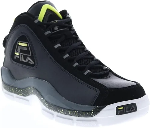 Vista 12 de FILA Hombres Grant Hill 2 Zapatos 008 Negro/Sunny Lime/Castlerock