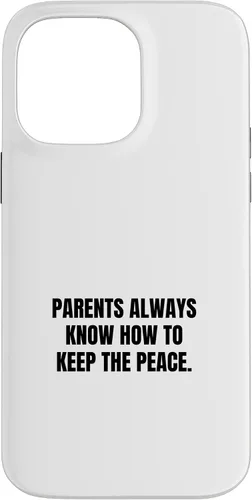 Vista 21 de iPhone XR Parents always know how to keep the peace. Case