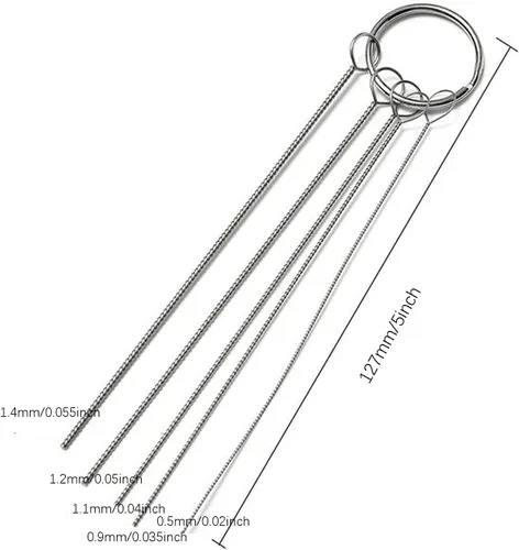Vista 4 de Kit de limpieza de pistola pulverizadora, juego de cepillos de limpieza de pistola de pulverización, kit de limpieza de aerógrafo para limpiar