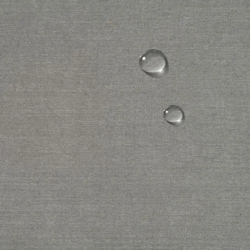 Vista 5 de The Hamptons Collection 3 piezas de tela gris nube puff sofá modular modular modular fundas cuadradas 44 pulgadas
