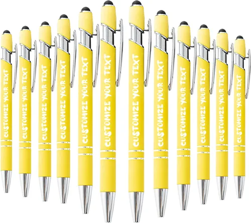 Vista 176 de AIFLM Bolígrafos personalizados con nombre a granel hasta 500 unidades de bolígrafos grabados gratis con tu nombre y texto para negocios