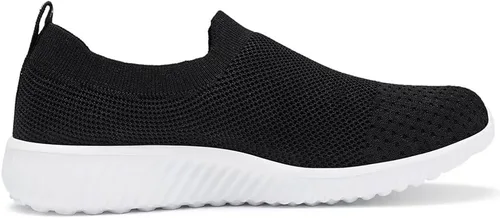Vista 3 de LANCROP Zapatos de enfermera para mujer, zapatos deportivos para caminar, cómodos, ligeros, zapatos de entrenamiento