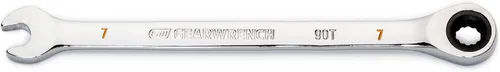 Vista 25 de GEARWRENCH Llave de trinquete combinada con arco oscilante de 4 grados y 12 puntos de 6 mm - 86906