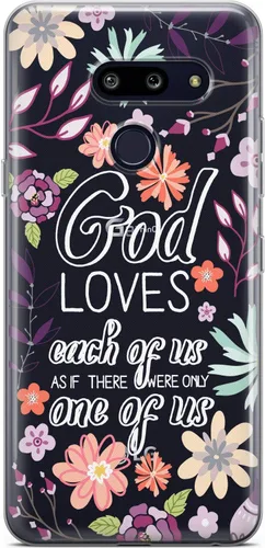 Vista 9 de Mertak Funda transparente compatible con LG Stylo 6 5 4 K61 K51S K41S K30 K20 Q70 Q60 But First Pray Cute Bible Floral Slim Cover Christian Flexible