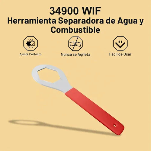 Vista 2 de Llave de filtro de combustible, llave de sensor de agua para camiones Dodge Ram 2013-2017 con 6.7 CUMMINS, herramienta separadora de agua