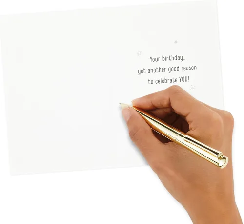 Vista 7 de Hallmark - Juego de tarjetas de cumpleaños, 36 tarjetas con sobres (deseos de cumpleaños brillantes)
