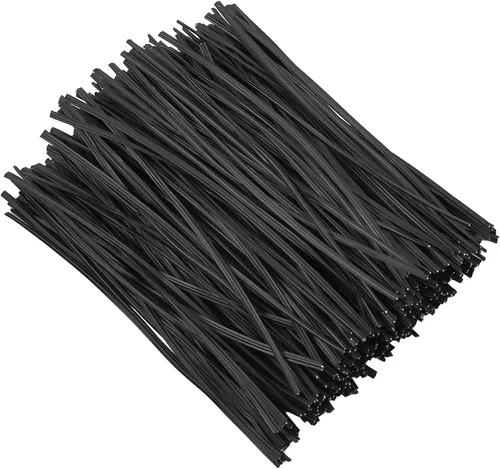 Vista 8 de Tangyinrd 300 lazos de plástico rojo de 5 pulgadas, bridas para cables, para bolsos, herramientas de jardinería
