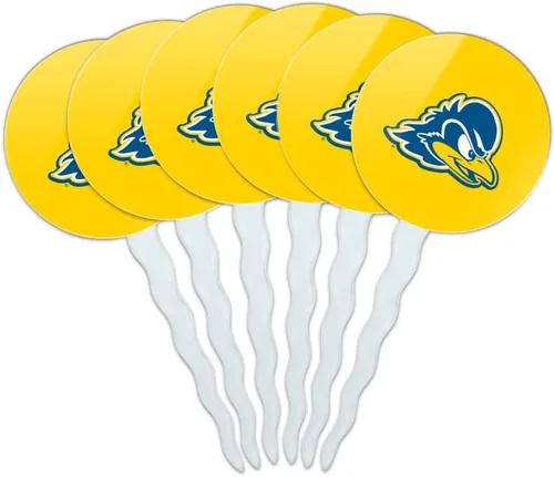 Vista 84 de Abilene Christian - Juego de 6 palillos para cupcakes con logotipo secundario