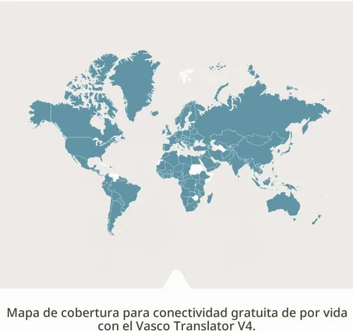 Vista 4 de Dispositivo de traductor de idiomas Vasco V4 112 idiomas Internet gratuito de por vida en casi 200 países Black Onyx