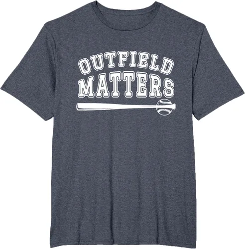 Vista 44 de Playing Baseball Outfield Matters - Camiseta Baseball Outfields Funny, Rojo