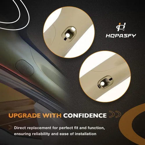 Vista 5 de HQPASFY A Pillar Moldura Interior Manija Lado del Conductor Compatible con Ford F150 2004-2008 Lincoln Mark LT 2006-2008 Reemplazo# 4L3Z1503599AAC