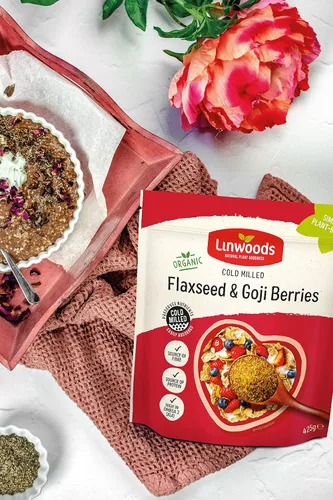 Vista 3 de Linwoods - Orgánico - Linaza Molida y Bayas de Goji - 14.99 oz