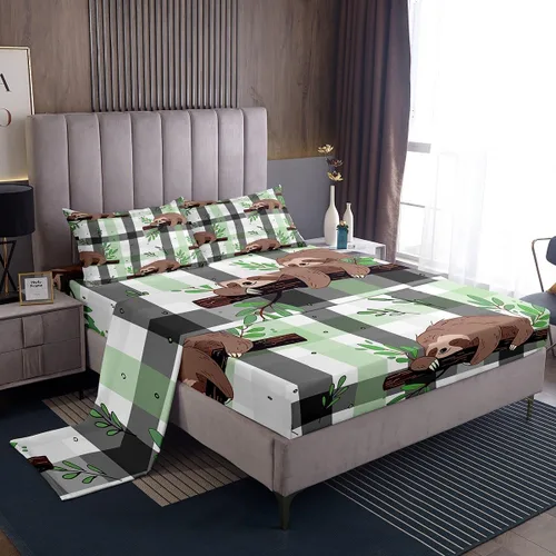 Vista 42 de Manfei Juego de sábanas de baloncesto para niños, tamaño individual, juego de ropa de cama temática deportiva para decoración de habitación de niños