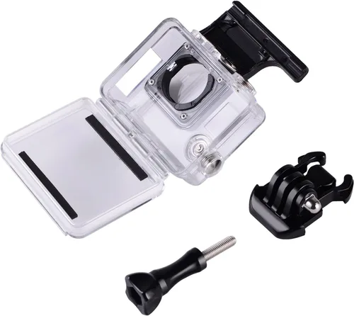 Vista 3 de Suptig Funda protectora de carga con alambre conectable, esqueleto protector lateral abierto compatible con cámara GoPro Hero 4 Hero 3, 3+.