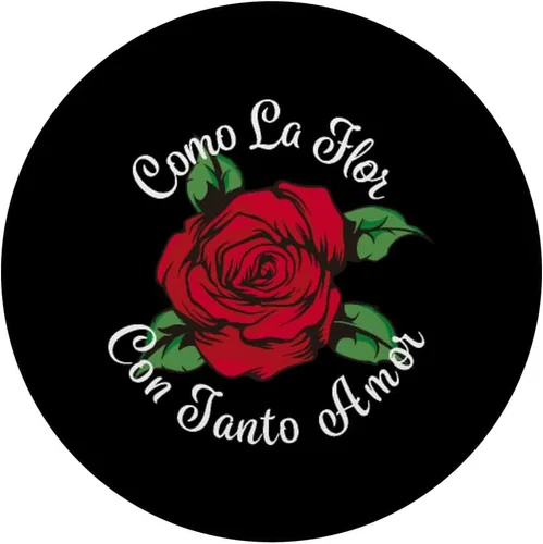 Vista 3 de Como La Flor - Bailar Cumbia - Rosa Mexicana Fiesta Regalo PopSockets Swappable PopGrip