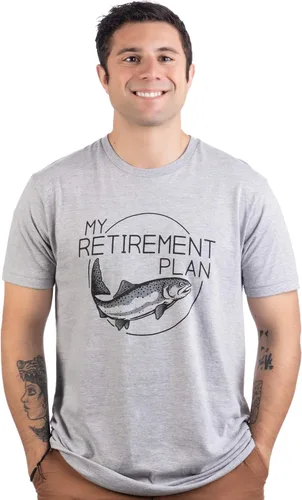 Vista 2 de Camisetas divertidas de humor de pesca Camiseta de pescador Bromas de caña para abuelo para hombres y mujeres