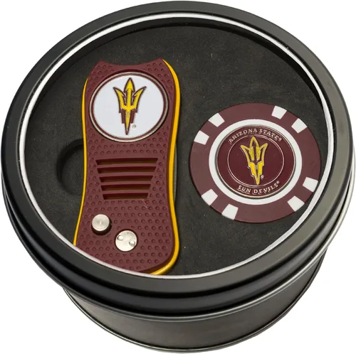 Vista 52 de Team Golf NCAA - Juego de regalo de lata unisex para adultos con herramienta Switchfix Divot y chip de golf
