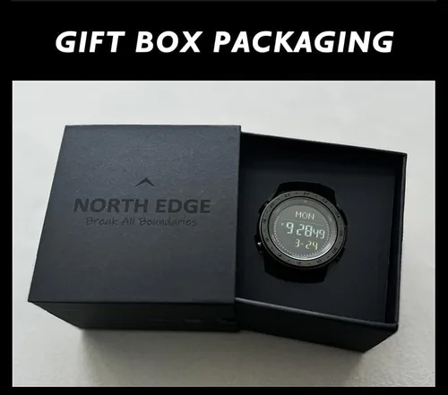 Vista 5 de NORTH EDGE Men's Digital Watches, Sports Wristwatch Big Display No APP No Bluetooth Lightweight