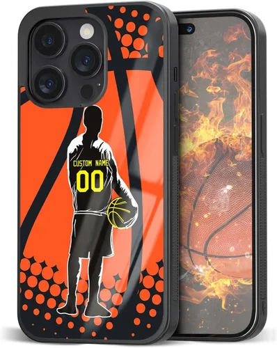 Vista 14 de Fundas de teléfono de baloncesto personalizadas para iPhone 8 11 12 13 14 15 16 17 Pro Max Plus Mini para Samsung A03 A13 A14 A15 A51 A52 A53 A54