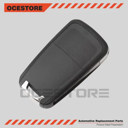 Vista 4 de OCESTORE 1 unids 3 botón llavero de coche sin llave Flip Entry Remote 3-btn OHT01060512 reemplazo compatible con Equinox Spark