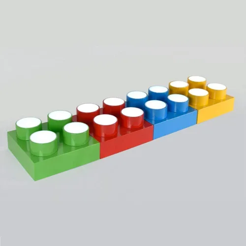 Vista 7 de LAKIQ Moderna lámpara de techo empotrada para habitación de los niños, acrílico, creativa, colorida, forma de juguete, habitación de los niños