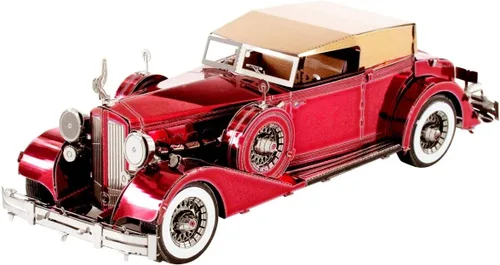 Vista 3 de Metal Earth Fascinations 1934 Packard Twelve - Kit de modelo de metal convertible 3D con pinzas