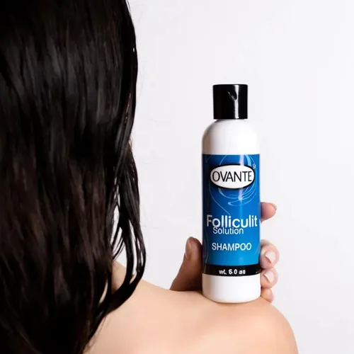 Vista 3 de Solución para foliculitis en champú natural, 6 onzas líquidas