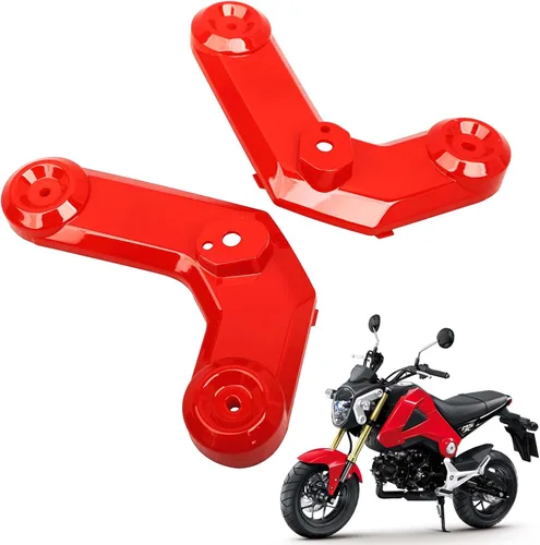 Vista 9 de Mokuo Cobertura de Faro Negro para Motocicleta Fit para Honda Grom Msx125 SF 2013-2016 Kit de Carenados Piezas