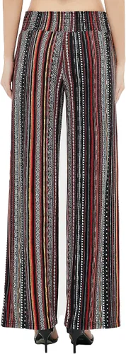 Vista 6 de Urban CoCo Pantalones sueltos de pierna ancha, para mujer, informales, acogedores, pantalones de yoga, cómodos pantalones de cintura alta