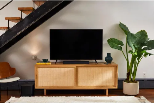 Vista 2 de Bose TV Speaker - Soundbar for TV with Bluetooth and HDMI-ARC Connectivity, All-in-One Compact Soundbar, Includes Remote Control, Black