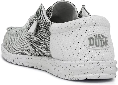Vista 5 de Hey Dude Wally Tri Mocasines elastizados para hombre, cómodos y ligeros, sin cordones