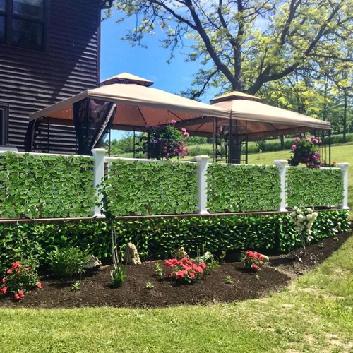 Vista 7 de Pantalla de valla de privacidad expandible para balcón, patio, porche al
