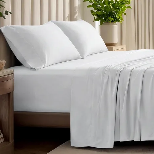 Vista 10 de Bare Home - Juego de sábanas de jersey 100% algodón orgánico, ultra suave, 100% algodón - Juego de sábanas y funda de almohada - Sábanas de bolsillo