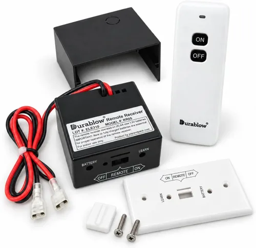Vista 14 de Durablow TR2001 - Kit de control remoto de encendido y apagado para chimenea de gas con válvula Millivolt o módulo de encendido electrónico, caja